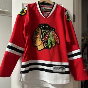 Red Chicago Blackhawks jersey